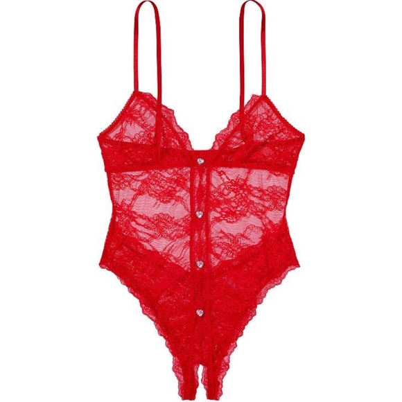 La Fleur Ouvert Teddy with Heart Hardware - Picture 3 of 5